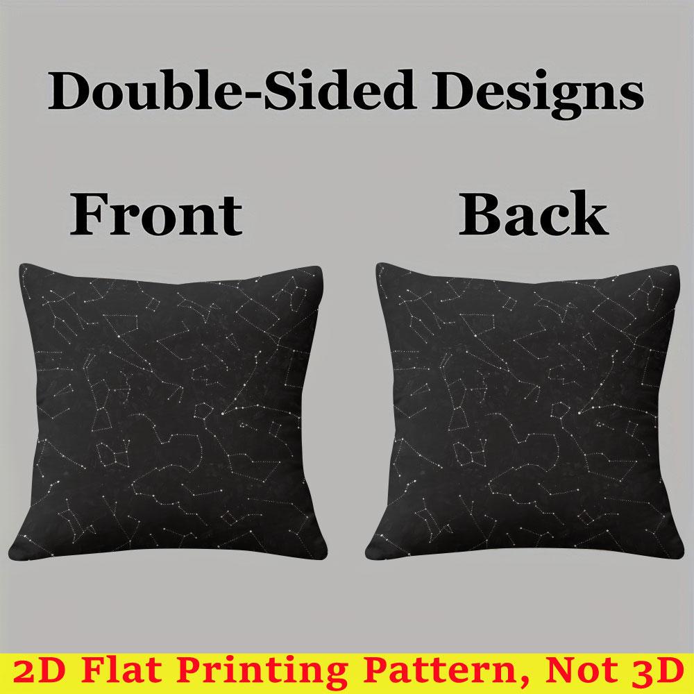Starry Web square Jacquard Pillow Cover for Sofa Office Waist Cushion Cover Home Decorative Pillowcase