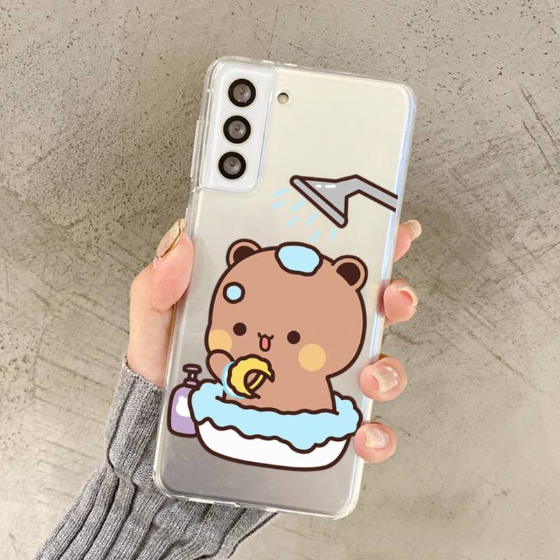 

Bubududu Panda Phone Case for Samsung A51 A52 A71 A12 for Redmi 7 9 9A for Huawei Honor8X 10i Clear Case Huawei Honor10