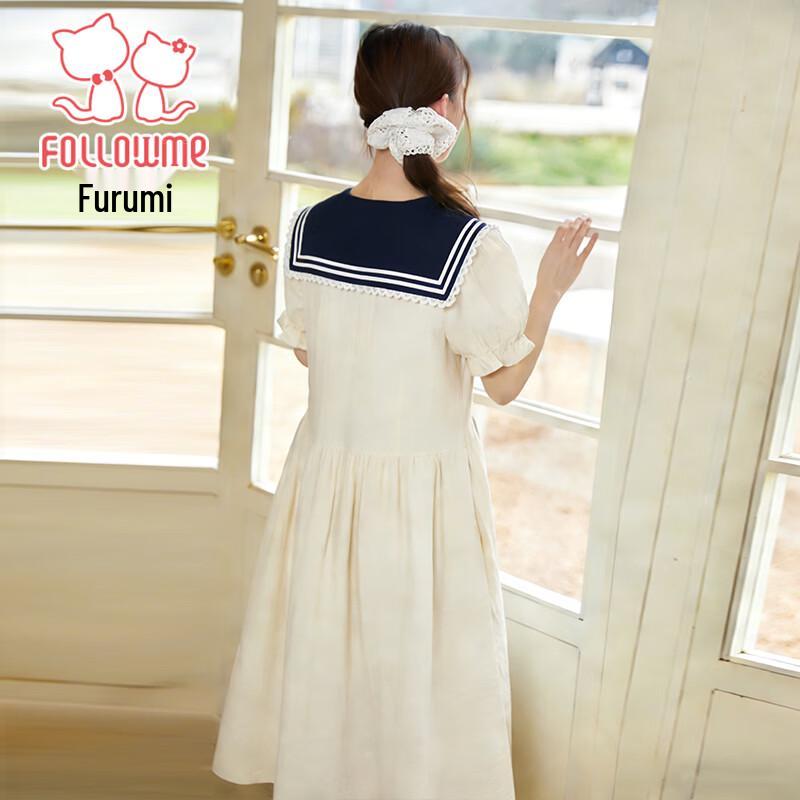 Fuluomi Girls' Summer Academy Style Sailor Dress