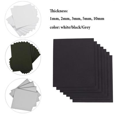1pcs Thickness 1/2/3/5/10mm Eva Foam Sheets Sound-Absorbing Spone Foam Craft Eva Sheets Handmade Model Making Material