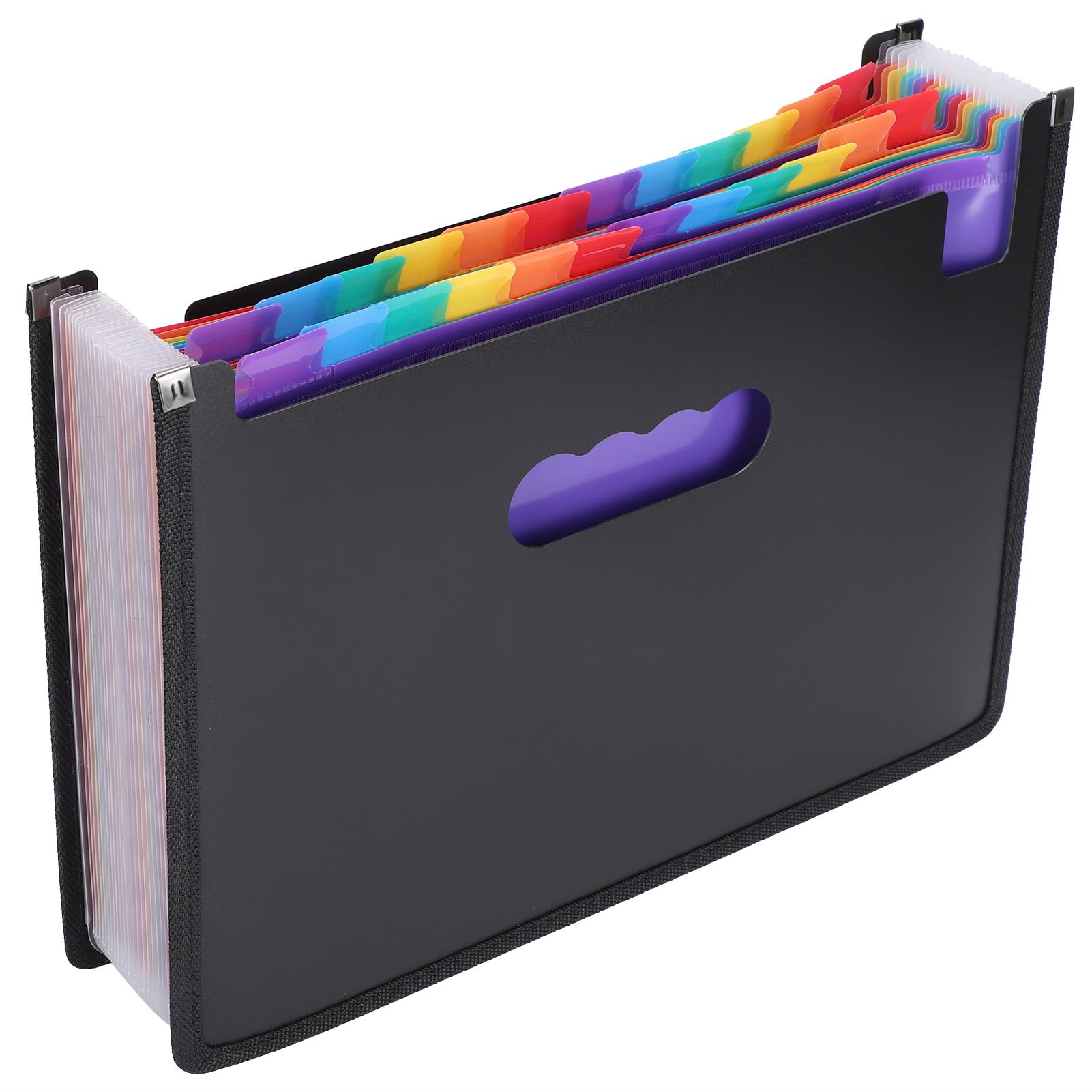 

Выдвижная папка, портативный 24-слойный расширяющийся органайзер-гармошка, школьные принадлежности