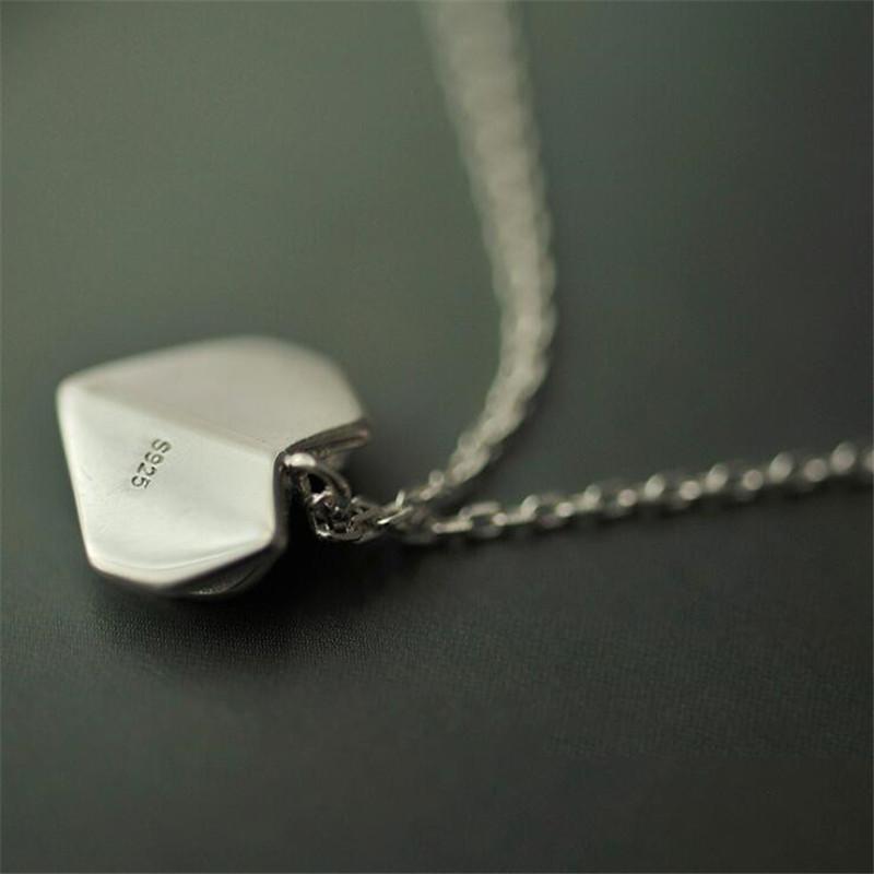 New Fashion Trendy Jewelry Fresh Love Heart The Original Clavicle 925 Sterling Silver Pendant Necklace Anti-allergic HZX052