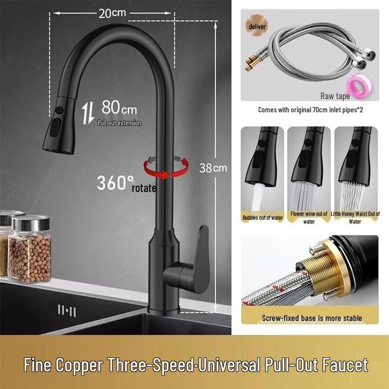 

Кухонный выдвижной смеситель-лейка