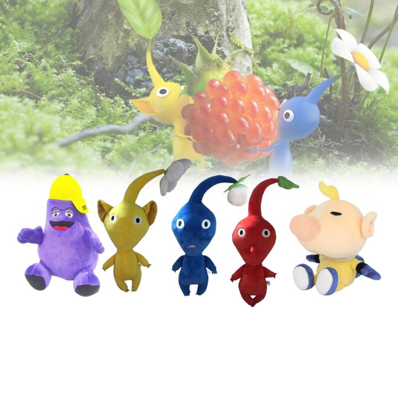 Plush Toys Pikmin Cute Cartoon Children Birthday Holiday Gift Throw Pillow Doll