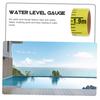 ROMISBABA Water Level Scale, Water Level Sticker, Water Level Tape, Pool Water Level, Construction Sticker, Water Level Gauge Measuring Tool, Pool Wat