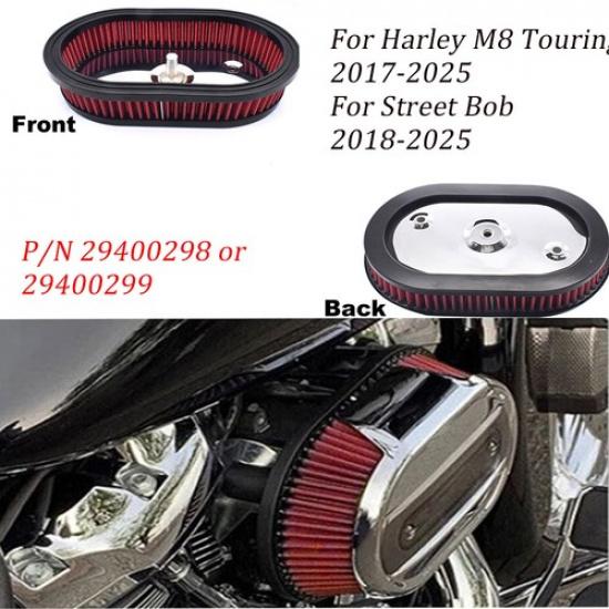 For Harley M8 Touring 17-25 And Street Bob 18-25 Air Filter Element P/N 29400298