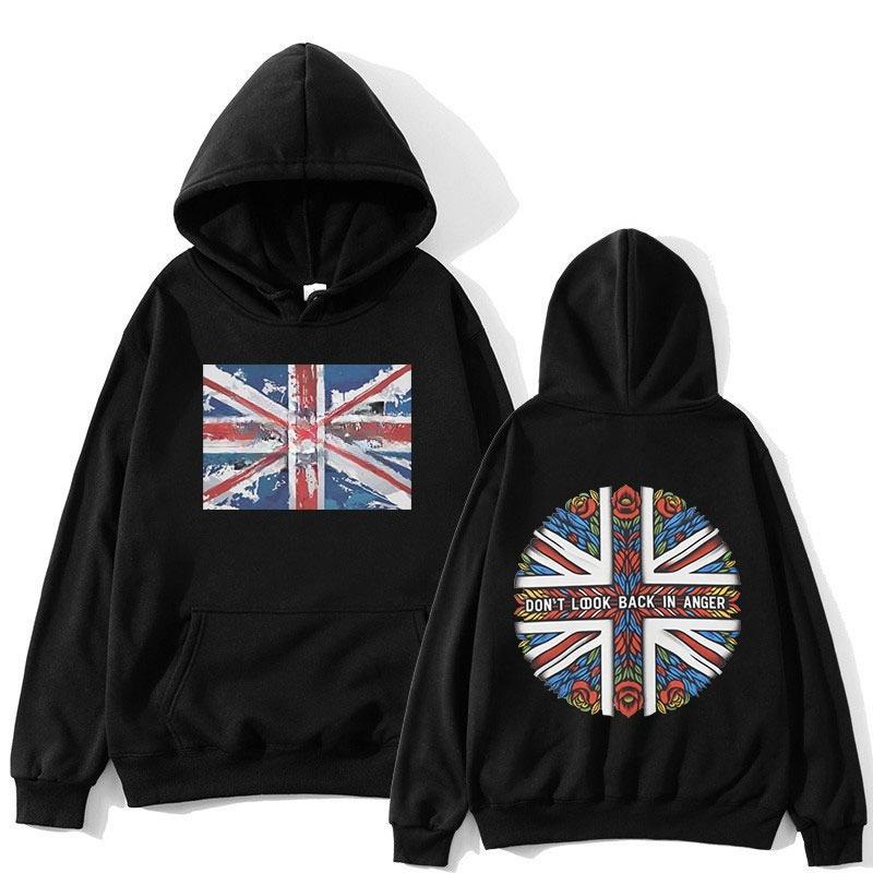 Graphic Hoodies British Rock Band Vintage Hooded Sweatshirts Men's Women Hip Hop Fashion Long Sleeves Oversized Pullover