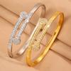 Double-headed Titanium Steel Women's Exquisite High-end All-match Bathing Bracelet
