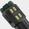 2 pezzi Mini Torcia Super Luminosa Tre Occhi Flash Esplosivo Piccola Torcia Impermeabile LED Clip per Cappello Luce Escursionismo Esterno luce forte portatile