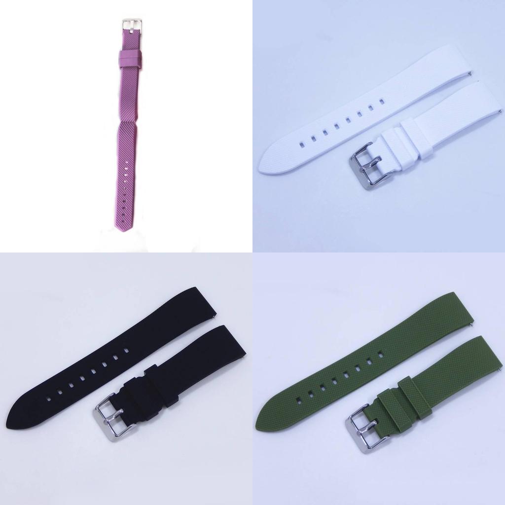 Silikon Sportuhrenarmband 20mm Wasserdicht Schnellverschluss Für Herren Damen Fitnesszubehör