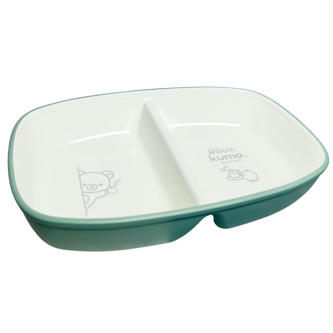 

Rilakkuma character dishwasher and microwave x H4 x made in Japan water-repellent deep-compartment plate, safe, W20.5 D13.5cm, stain-resistant,