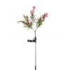 Solar Powered Gardenia Fairy Lights Outdoor Waterproof LED Simulation Flower String Lights for Patio Lawn Decoration Ambiance