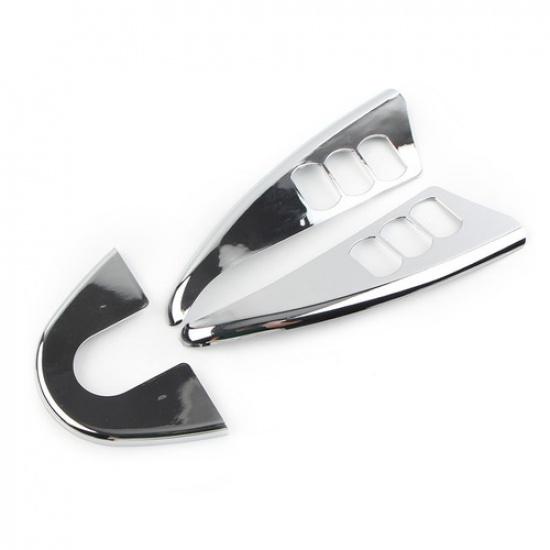 For Harley Electra Street Glide Chrome Inner Fairing Switch Panel Accent Cover