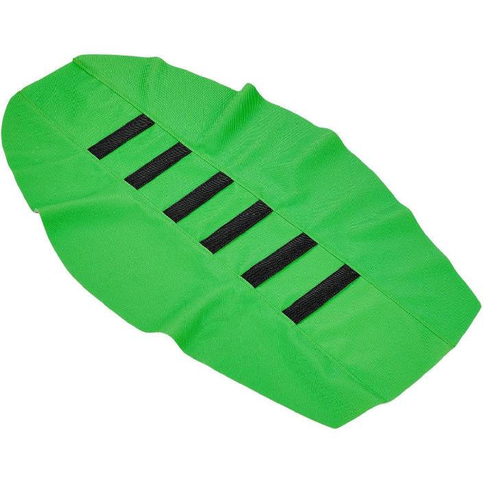 Dirt Bike Seat Cover Universal for KX 85 65 112 250 450 KLX 110 140 300R Motocross Off Road Pit Bike Green Non Slip Black Stripe/Gripper Soft/Water