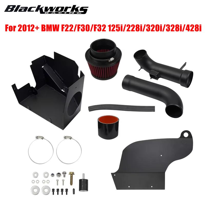 Intake Pipe Kit Cold Air Intake System Set For 2012+ BMW F22/F30/F32 125i/228i/320i/328i/428i IP-1043-BK