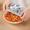 10Pcs Reusable Aluminum Foil Bowl Cover Food Grade Refrigerator Accessories Saran Wrap Fresh-keeping Plastic Bag Winter Warm