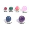 20-100pcs 4 6 8 10 12 14mm Natural Stone Beads Mixed Color Round Loose Beads For Jewelry Making DIY Necklace Bracelets Supplies