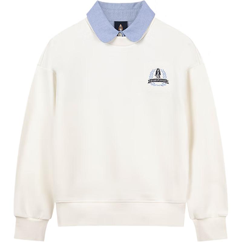 

Hush Puppies Girls Collegiate Faux Two-Piece Polo Sweatshirt 120