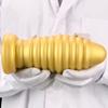 Gold Silikon Weiche Super Große Dicke Saugnapf Anal Expander Anal Plug Fisting Masturbator Großen Dildo Sex Spielzeug