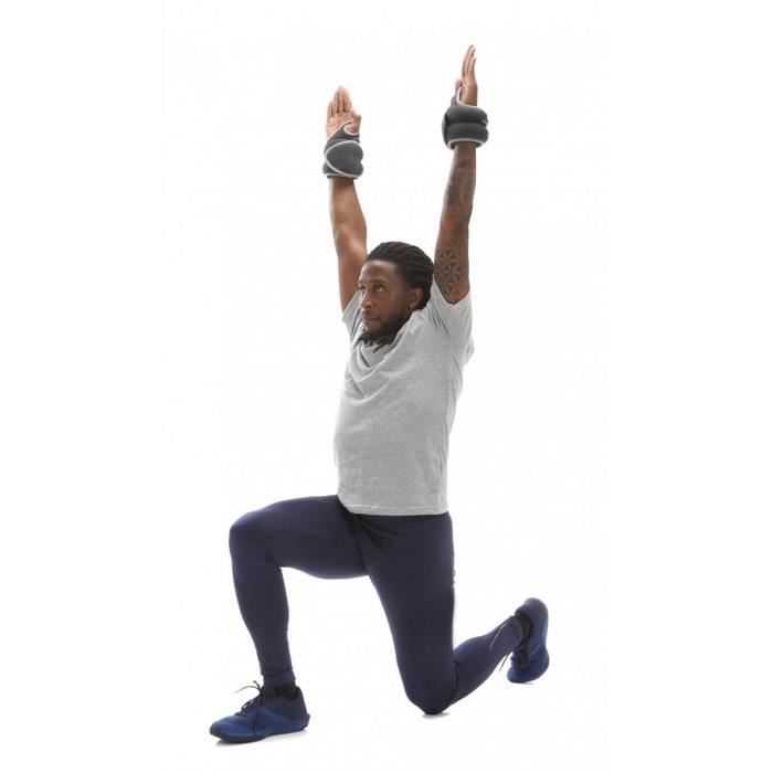 Bracelet lesté - SVELTUS - 2 kg - Système d’attache par scratch - Ajustement sûr - Vendu par paire