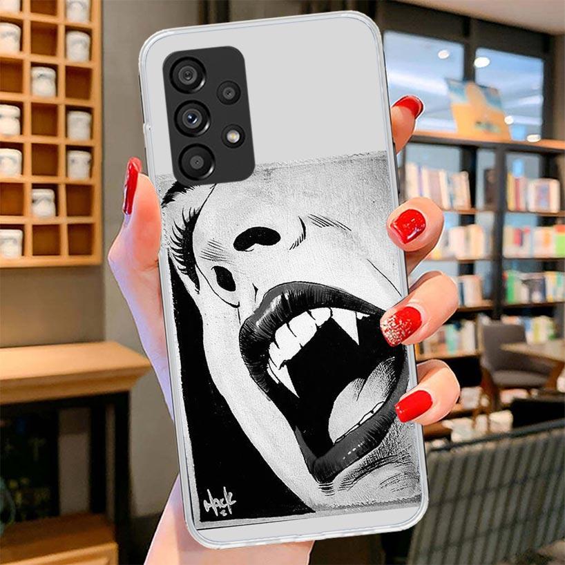 Gothic Vampire Scarlet Art Phone Case For Samsung Galaxy A17 A37 A57 A16 A26 A36 A56 A15 A25 A35 A55 A14 A24 A34 A54 A13 A23 A33