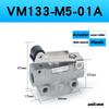 Pneumatischer Rollenschalter Zwei-Wege-Schalter Zwei-Positionen-Schalter Drei-Wege-Schalter Mechanisches Ventil Manuelles Ventil VM131-01-00A VM120-01-00A VM133-M5-01SA