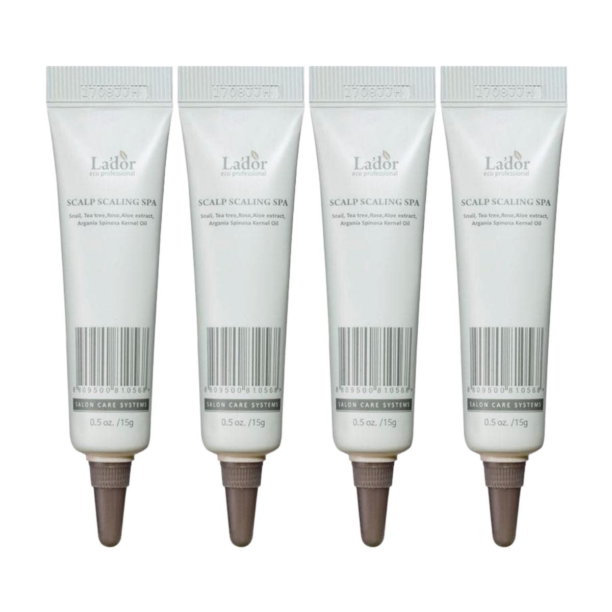 Lador Scalp Scaling Spa Ampoule Deep Cleansing Refreshing 15ml x 4ea