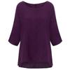Women T-Shirt Solid Color Casual Top Short Sleeve Linen Blouse