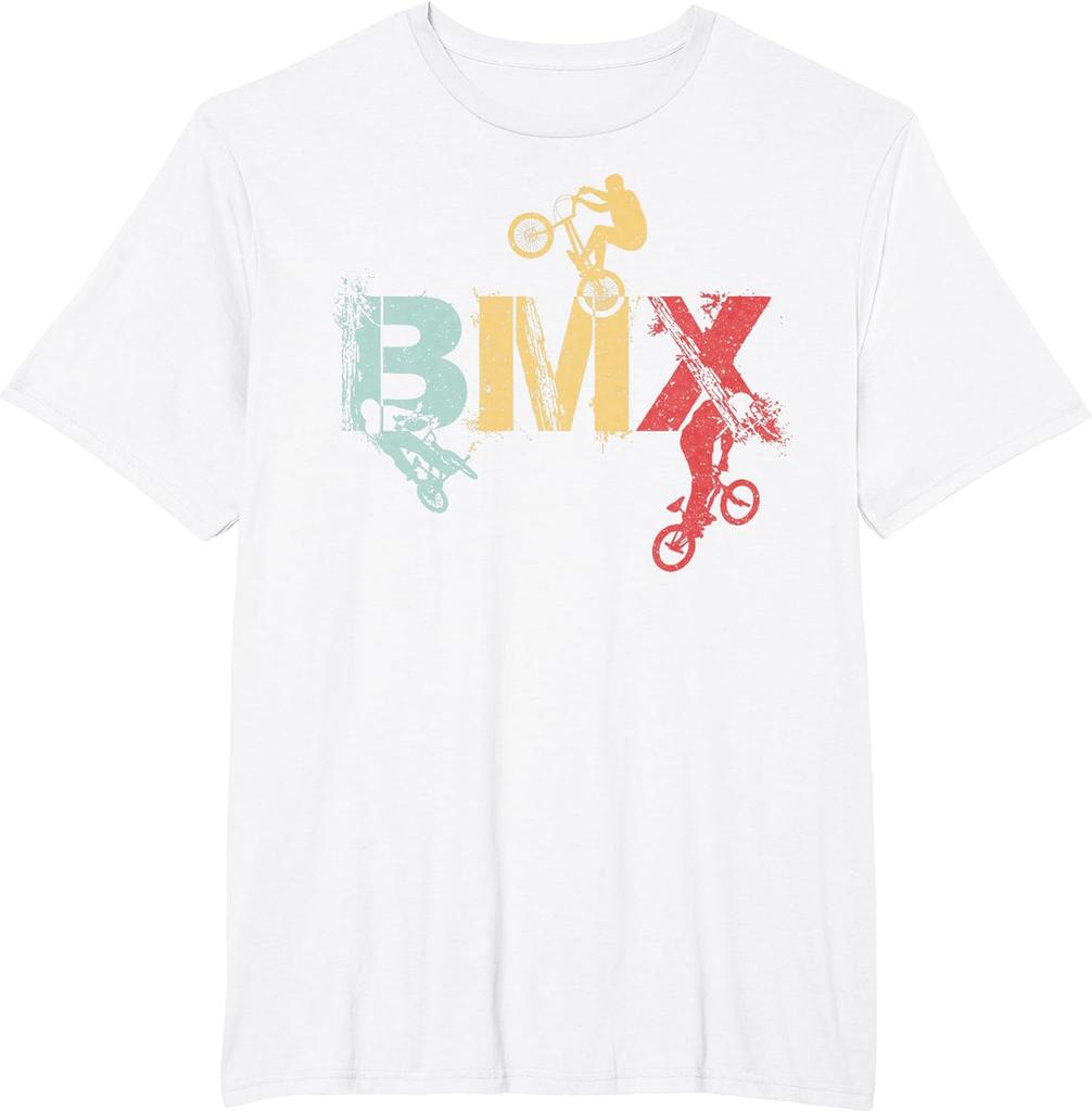 BMX Vintage Bike Fans Gift Boys Youth Bike BMX T-Shirt  Graphic T Shirts Men Clothing Tops Camisas Streetwear Unisex