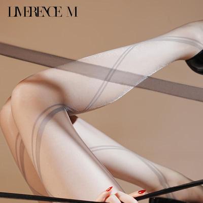 Laimi Runsi 'Black Bandage' Collant Seta Ultrasottili con Tassello a T