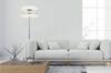 Floor Lamp Chrome Colors Bottle Green Lampshade