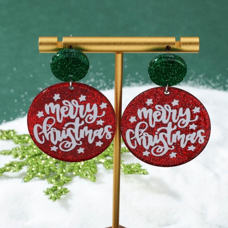 Fashion Dangle Earrings Tree Alpacas Gingerbreads Man Earrings Statement Jewelry