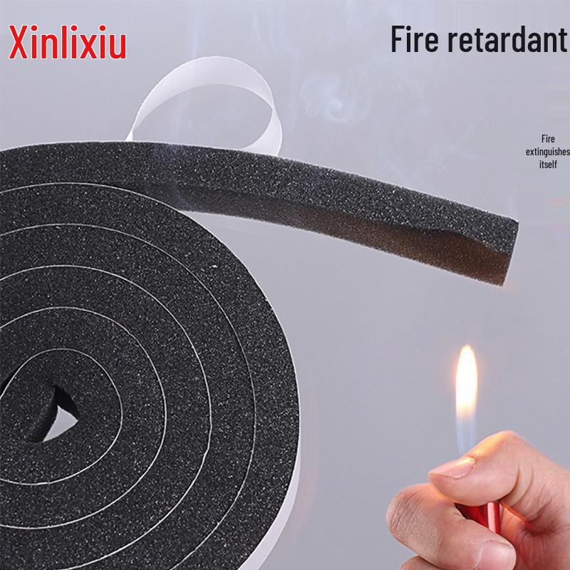 Black Self-Adhesive Fire Retardant Foam Tape