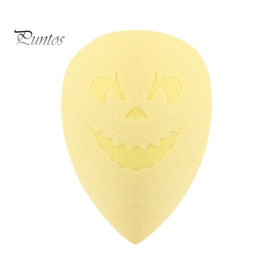 

Спонж для макияжа Супермягкий, высокоэластичный, для сухого и влажного применения, тематическая тональная основа для Хэллоуина, растушевка, без латекса, косметическая губка светло-желтого