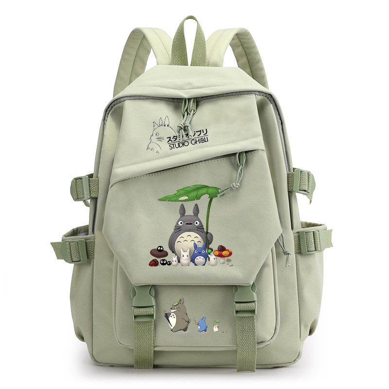 Totoro Dorado cute cartoon peripheral children's school bag spine care primary and secondary school backpack