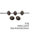 Small Hole Vintage Alloy Gear Spacer Beads Metal Loose Beads DIY Bracelet Necklace Jewelry Making Findings Accessories