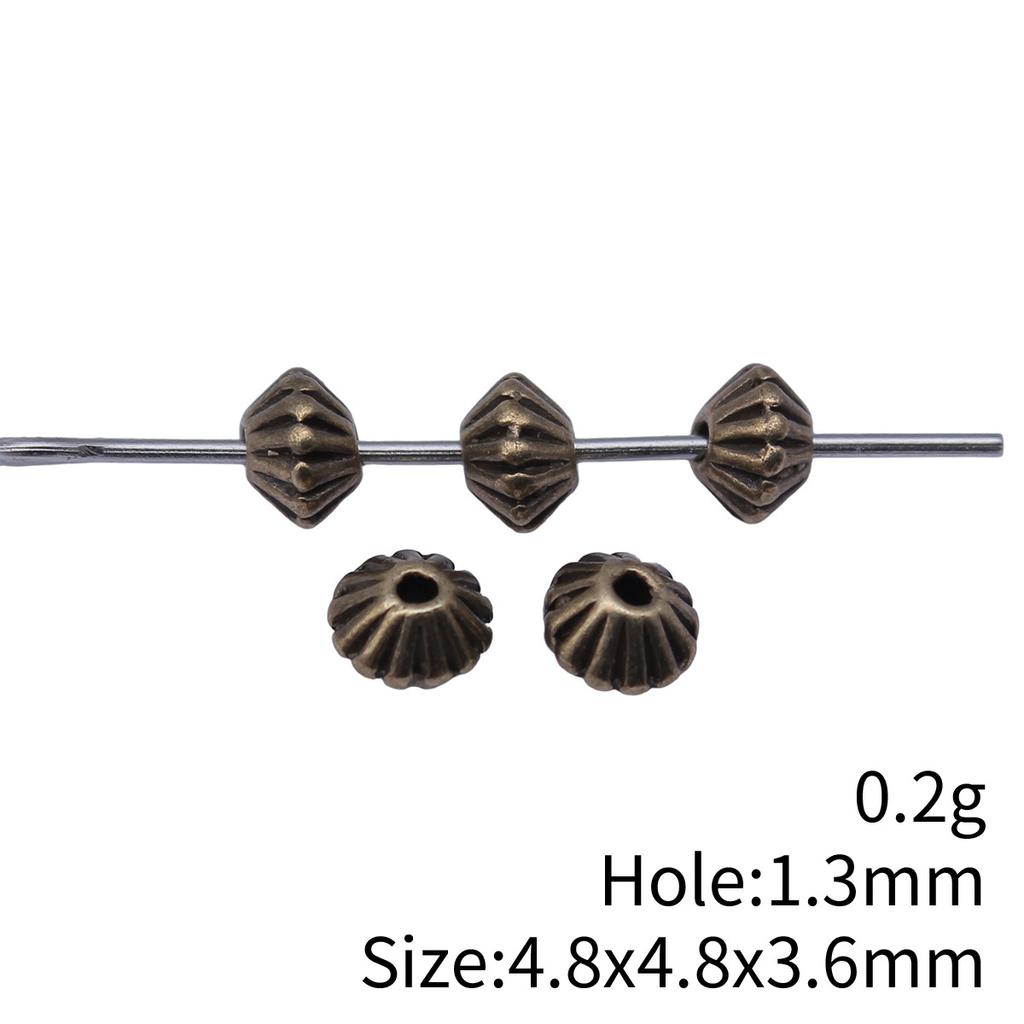 Small Hole Vintage Alloy Gear Spacer Beads Metal Loose Beads DIY Bracelet Necklace Jewelry Making Findings Accessories