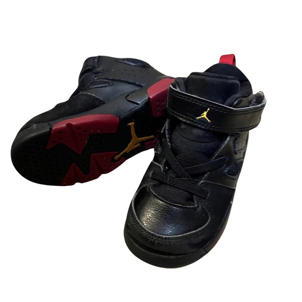 Jordan Flight Club 91 Leather Mid Top Toddler Shoes Black Infant And Toddler 555330-067