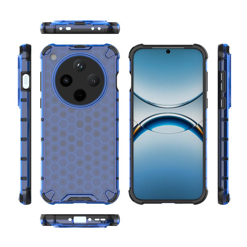 For OPPO Find X8 Case OPPO Find X8 Cover Honeycomb Style Durable Bumper Shield Protective Back Phone Cases On Find X8 Pro Funda