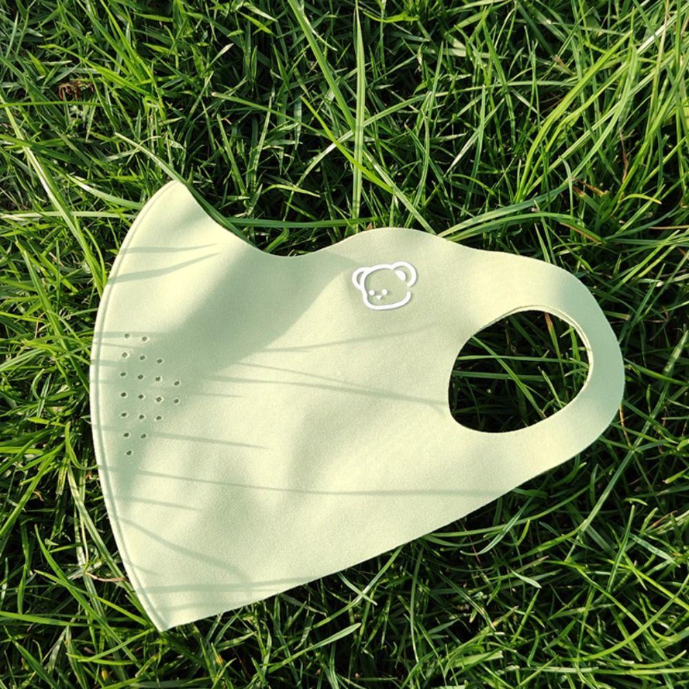 

Anti-UV Sun Mask Breathable Cycling Facemask Cute Face Shield зелений