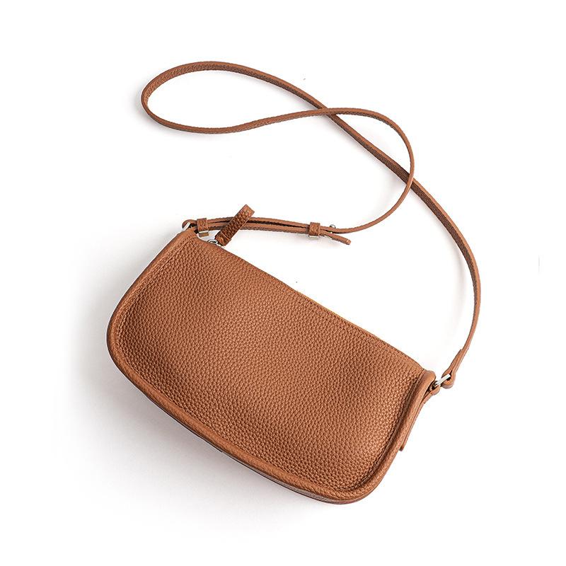 

Temperament Retro Crossbody Bag Летняя кожаная универсальная повседневная сумка через плечо с пельменями Женская кожаная сумка