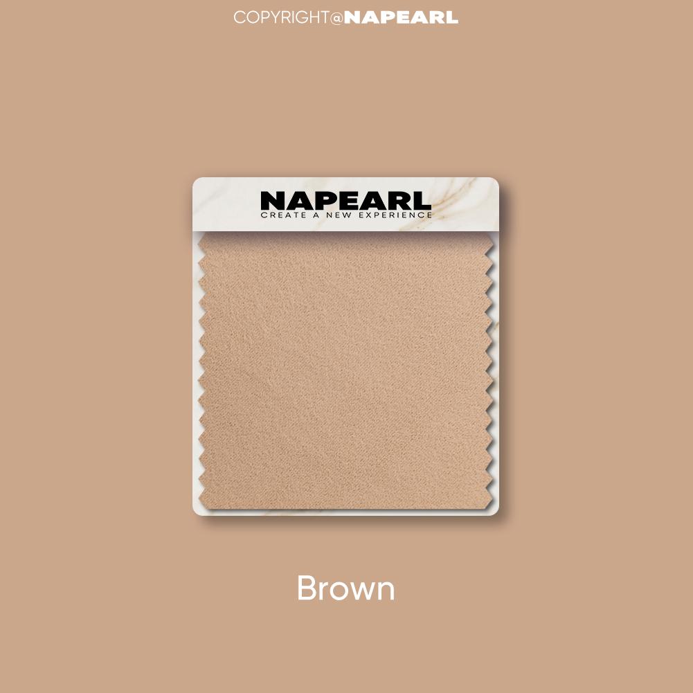 

1 шт. NAPEARL 70-80% затемняющие несколько однотонных окрашенных штор для гостиной, спальни, мягкая занавеска, домашний декор W150cm x L200cm коричневый