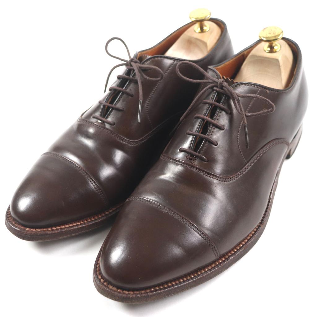 Great ALDEN Leather shoes Cigar cordovan inner wing, Brown Cordovan 9.5 90730 Used