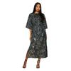 Principles Womens/Ladies Sequin Belted Batwing Midi Dress