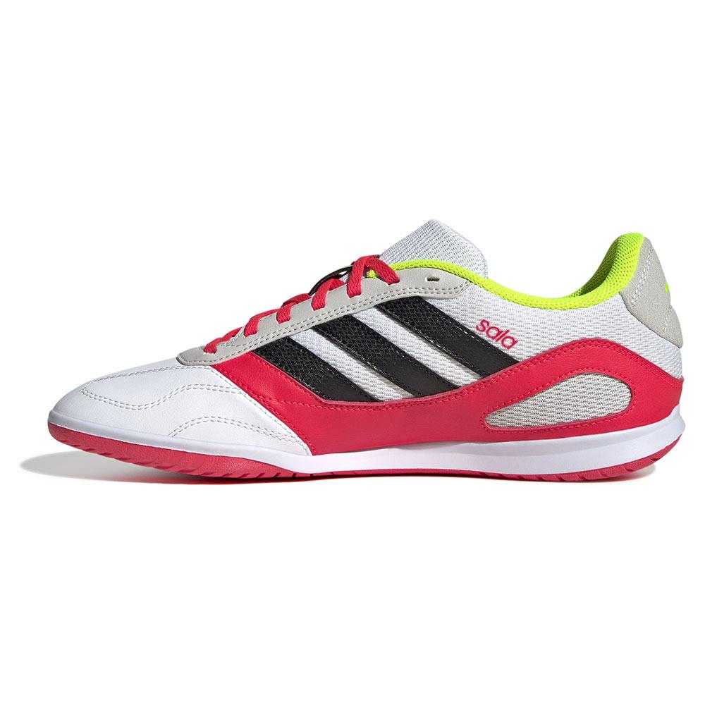 Adidas super sala competition iii indoor football shoes White/Black/Green