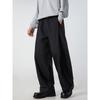 Wassup Japanese-Style Drapey Wrinkle-Resistant Casual Trousers Spring Straight-Leg Vintage Melard Dress Pants Loose Versatile Pants