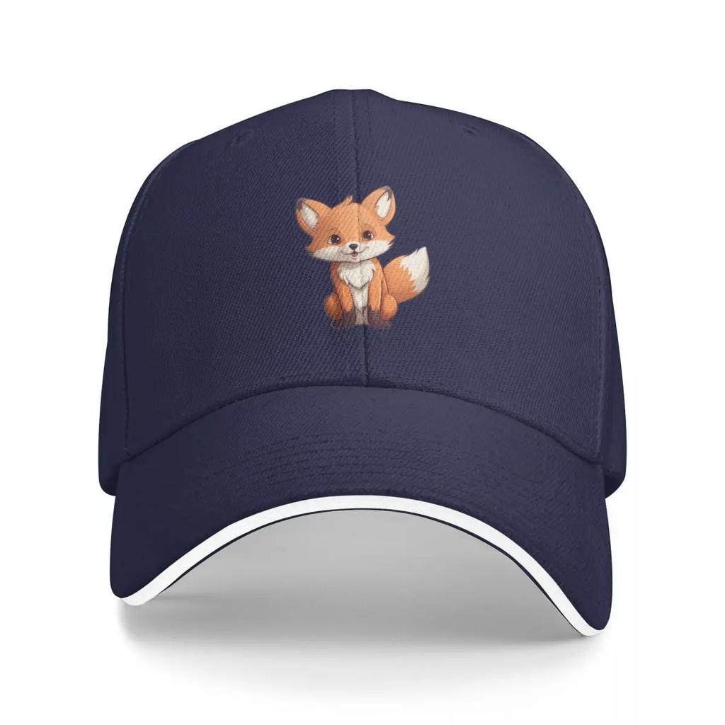 Cute Little Baby Fox Baseball Cap sailor cap for Unisex golf hat genuine Unisex Women's