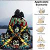 1PC KISS Band Blanket, Throw For Sofa, Bed, Travel, Camping, Livingroom,