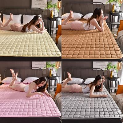 Four Seasons Universal Machine Washable Mattress Bed Pad Tatami Non-slip Protection Pad Mattress Single Double Student Dormitory
