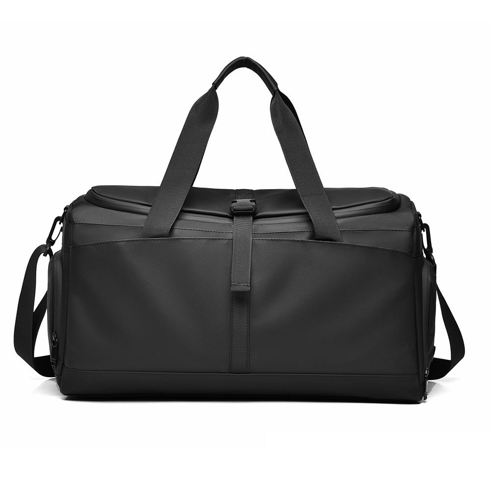 Men's Crossbody Fitness Bag – Large Capacity, Wet/Dry Separation, for Short-Distance Travel and Swimming.